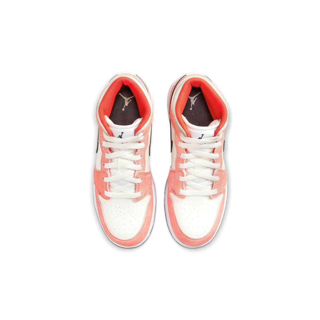 Air Jordan 1 Mid SE Orange Suede (GS) - Sneaker Request - Sneaker Request