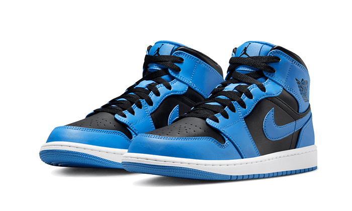 Air Jordan 1 Mid University Blue Black - Sneaker Request - Sneakers - Air Jordan