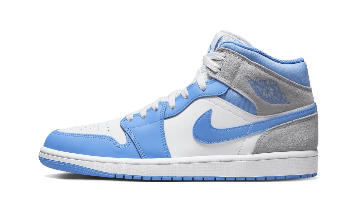 Air Jordan 1 Mid University Blue Grey - Sneaker Request - Sneakers - Air Jordan