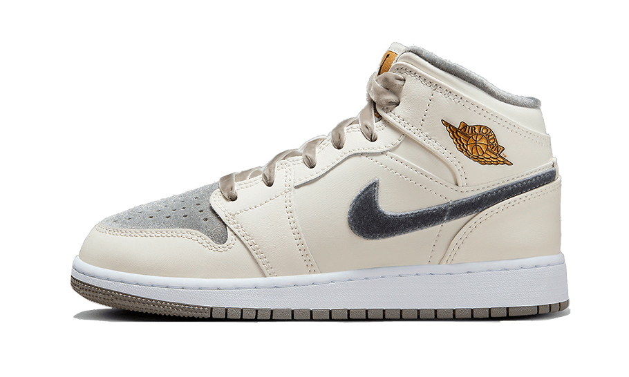 Air jordan 1 mid toe hot sale