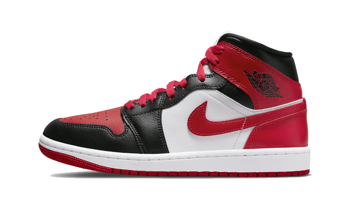 Air Jordan 1 Mid White Bred Toe - Sneaker Request - Sneakers - Air Jordan