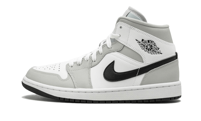 Air Jordan 1 Mid White Light Smoke Grey - Sneaker Request - Sneakers - Air Jordan