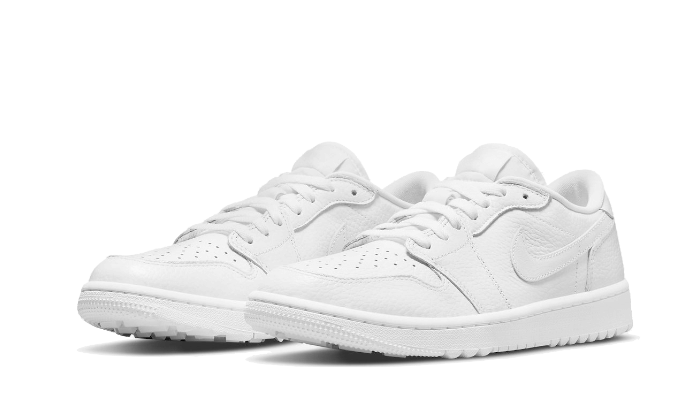 Air Jordan 1 Retro Low Golf Triple White - Sneaker Request - Sneakers - Air Jordan