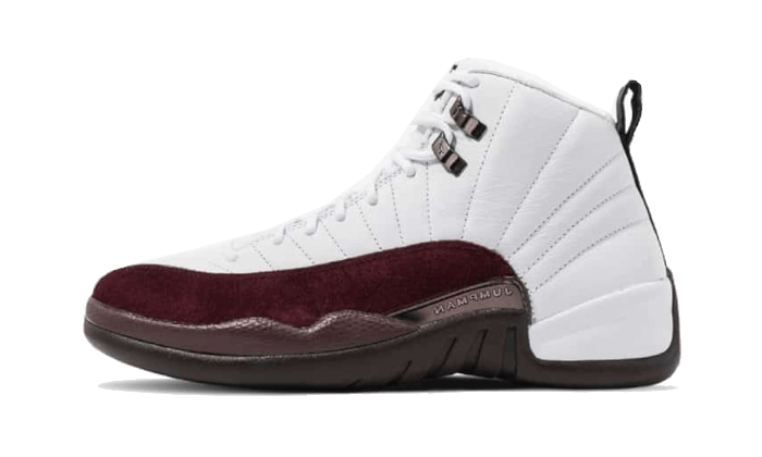 Burgundy and sales white jordan 12