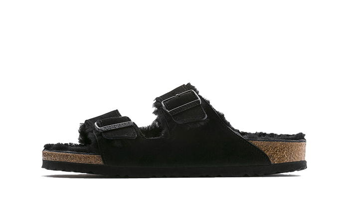Birkenstock Arizona Shearling Black - Sneaker Request - Chaussures - Birkenstock