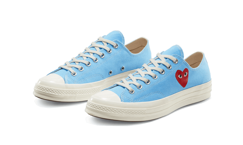 Converse Chuck Taylor All-Star 70s Ox Comme des Garçons PLAY Bright Blue - Sneaker Request - Sneakers - Converse