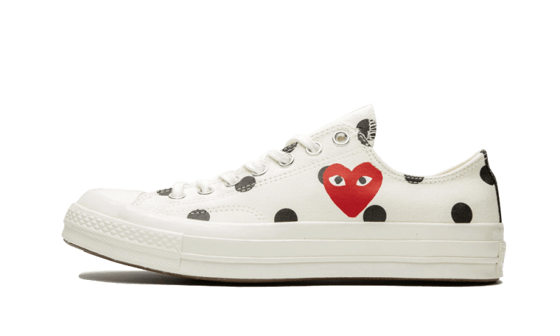 Converse Chuck Taylor All-Star 70s Ox Comme des Garçons PLAY Polka Dot White - Sneaker Request - Sneakers - Converse
