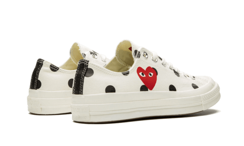 Converse Chuck Taylor All-Star 70s Ox Comme des Garçons PLAY Polka Dot White - Sneaker Request - Sneakers - Converse