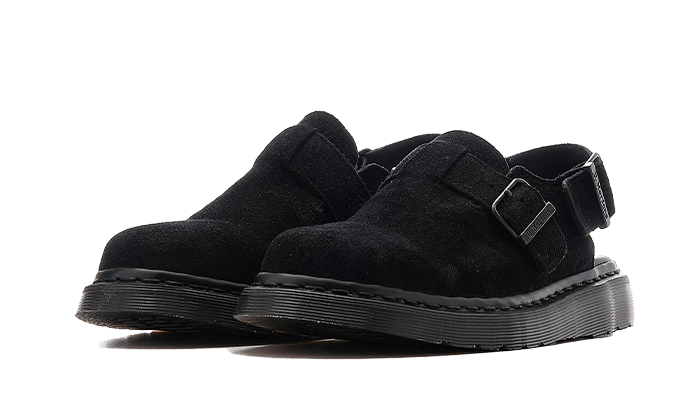 Dr. Martens Mules Jorge Black Suede - Sneaker Request - Chaussures - Dr. Martens