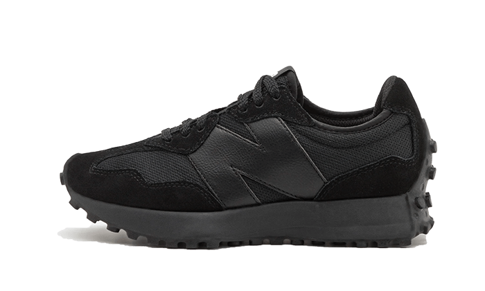 New balance 327 sales black black