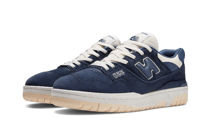 New Balance 550 Natural Indigo Suede - Sneaker Request - Sneakers - New Balance