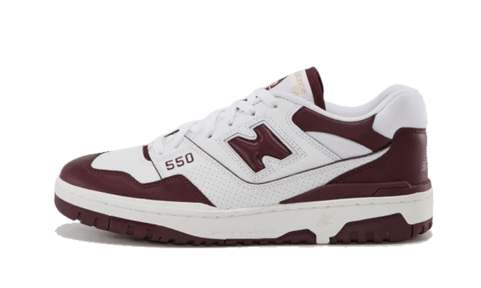 New Balance 550 White Burgundy - Sneaker Request - Sneakers - New Balance