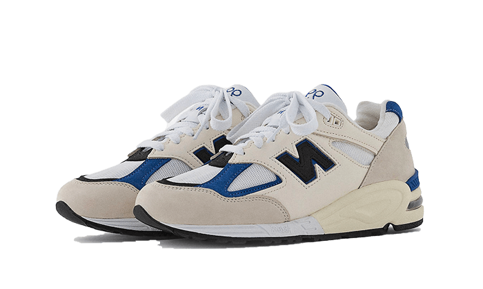 New Balance 990 v2 Made In USA White Blue - Sneaker Request - Sneakers - New Balance
