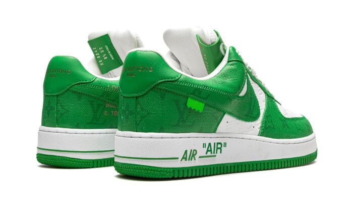 Nike Air Force 1 Low Louis Vuitton White Green - Sneaker Request - Sneakers - Nike
