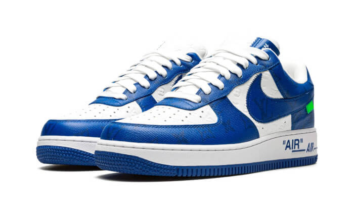 Nike Air Force 1 Low Louis Vuitton White Royal - Sneaker Request - Sneakers - Nike