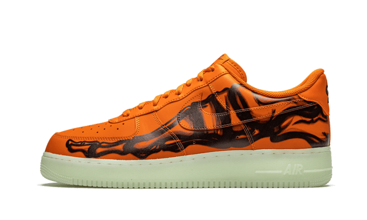 Nike Air Force 1 Low Orange Skeleton Halloween (2020) - Sneaker Request - Sneakers - Nike