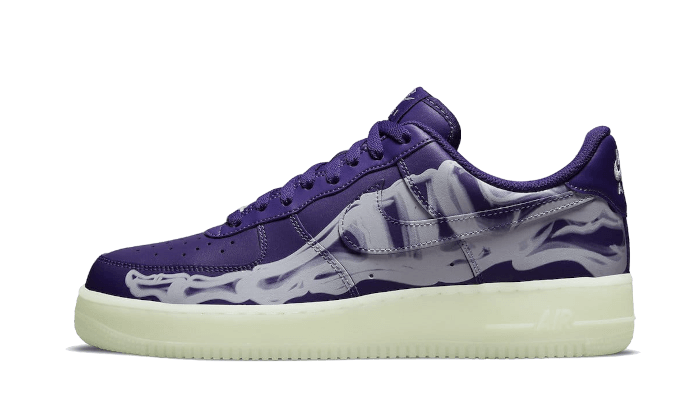 Nike Air Force 1 Low Purple Skeleton Halloween (2021) - Sneaker Request - Sneakers - Nike