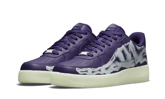 Nike Air Force 1 Low Purple Skeleton Halloween (2021) - Sneaker Request - Sneakers - Nike