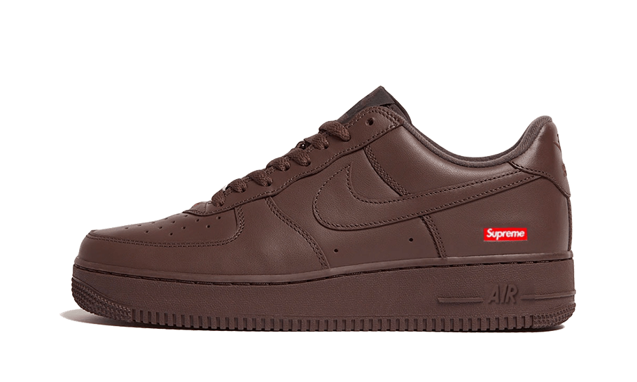 Nike Air Force 1 Low Supreme Baroque Brown - Sneaker Request - Sneakers - Nike