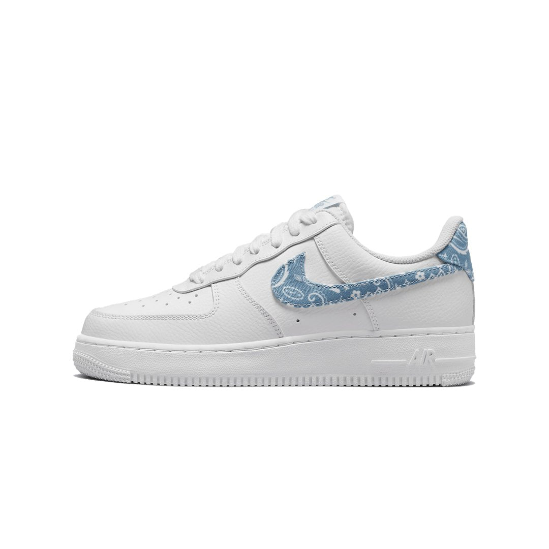 Nike Air Force 1 Low White Worn Blue Paisley - Sneaker Request - Sneaker Request