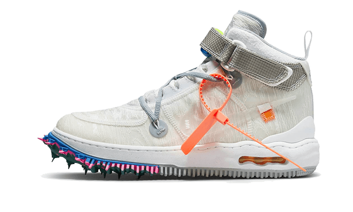 Nike Air Force 1 Mid Off-White Clear White - Sneaker Request - Sneakers - Nike