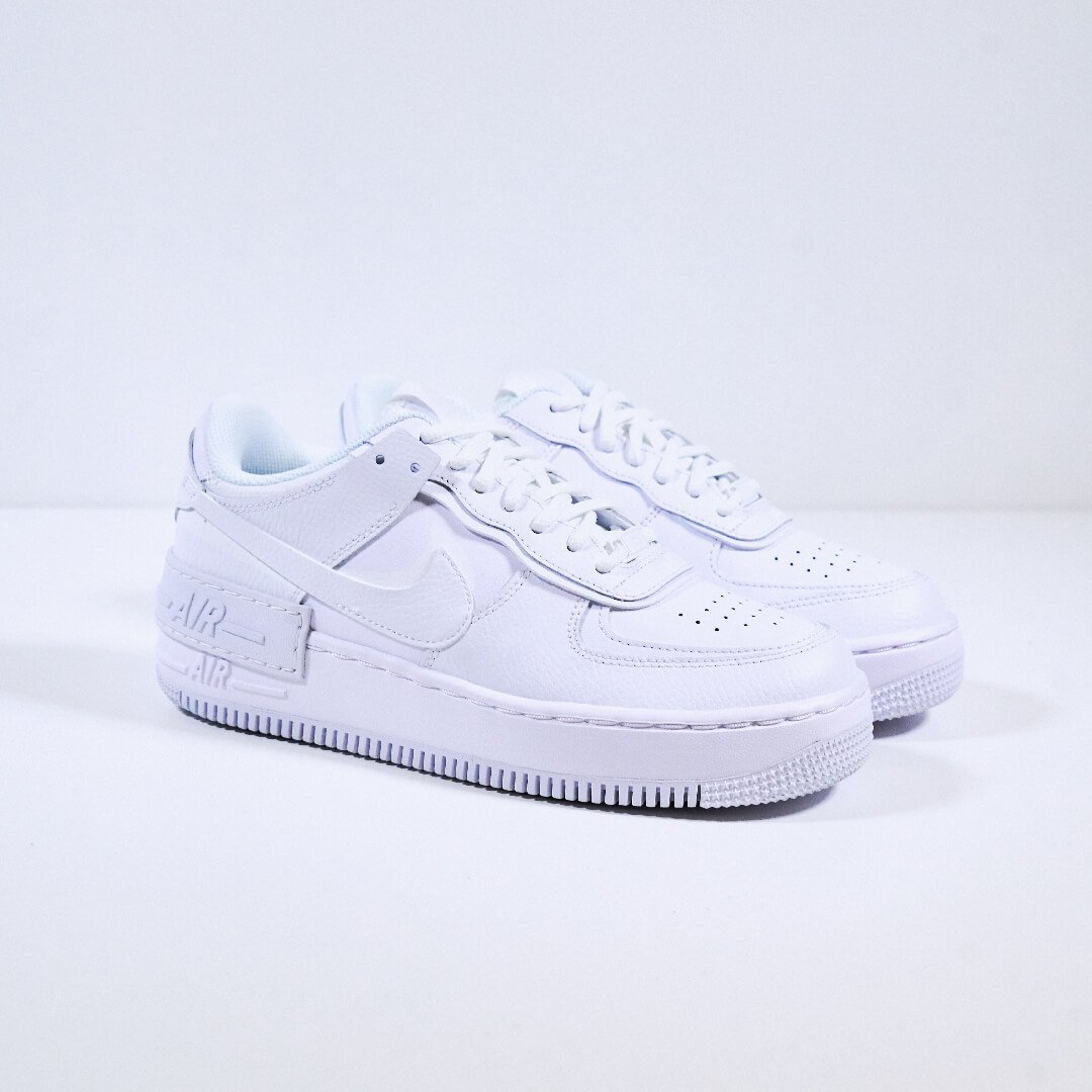 Nike Air Force 1 Shadow Triple White - Sneaker Request - Sneakers - Nike