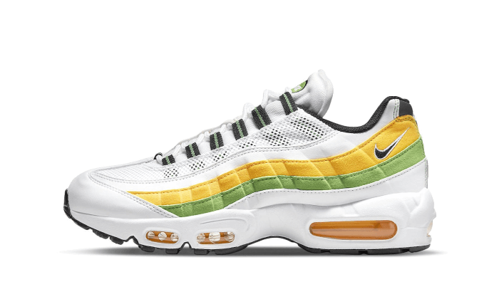 Nike Air Max 95 Essential White Green Apple Tour Yellow - Sneaker Request - Sneakers - Nike