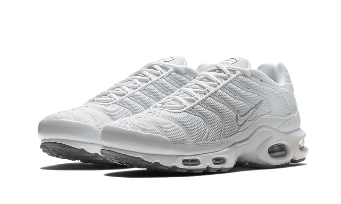 White air max plus men's sale