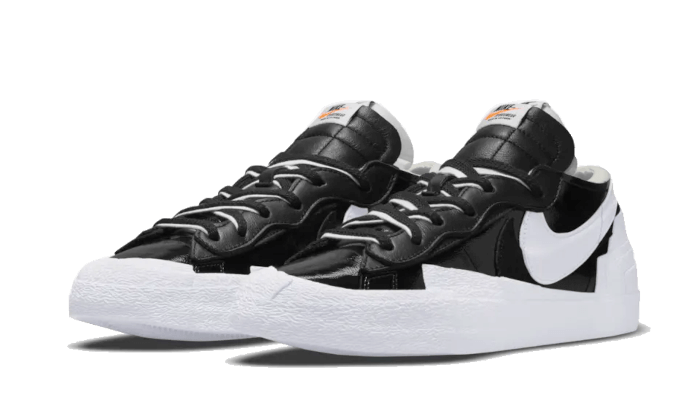 Nike Blazer Low Sacai Black Patent - Sneaker Request - Sneakers - Nike