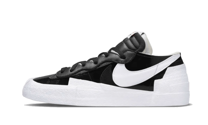 Nike Blazer Low Sacai Black Patent - Sneaker Request - Sneakers - Nike