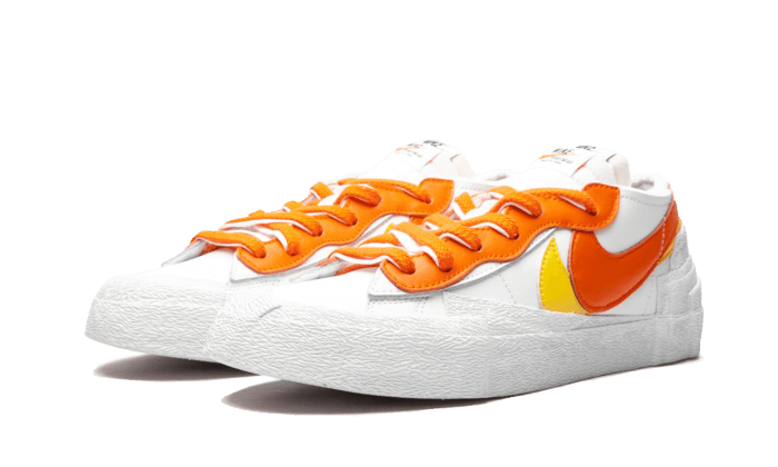 Nike Blazer Low Sacai White Magma Orange - Sneaker Request - Sneakers - Nike