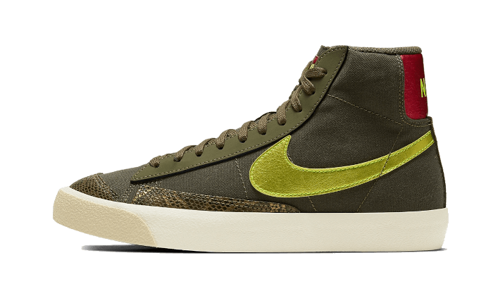 Nike Blazer Mid 77 Olive Snakeskin - Sneaker Request - Sneakers - Nike