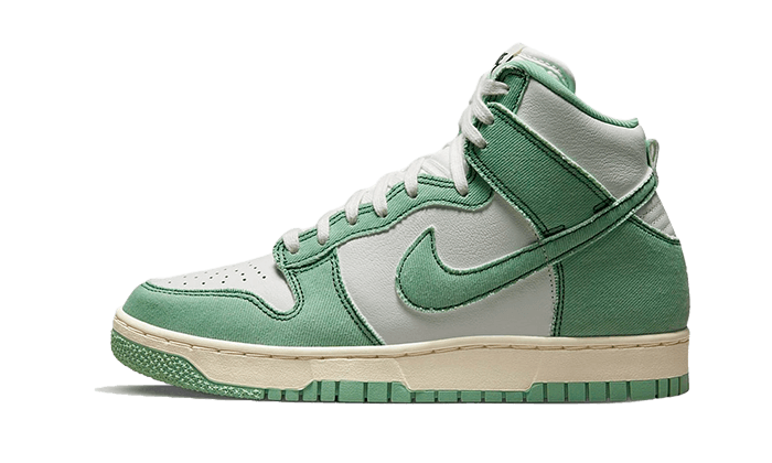 Nike Dunk High 1985 Enamel Green Denim - Sneaker Request - Sneakers - Nike