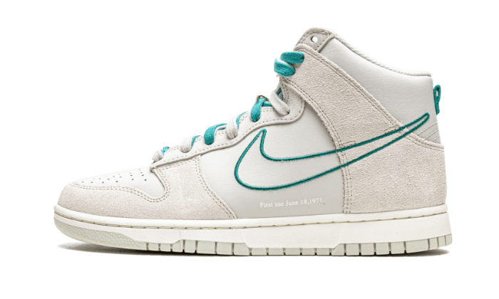 Nike Dunk High First Use Light Bone Green Noise - Sneaker Request - Sneakers - Nike