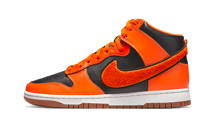 Nike Dunk High University Chenille Swoosh Safty Orange - Sneaker Request - Sneakers - Nike