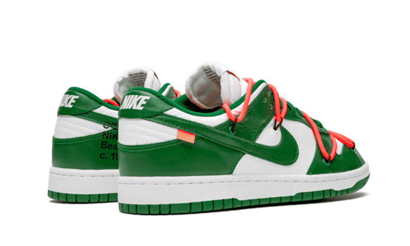 Off-white x 'dunk low pine green release clearance date