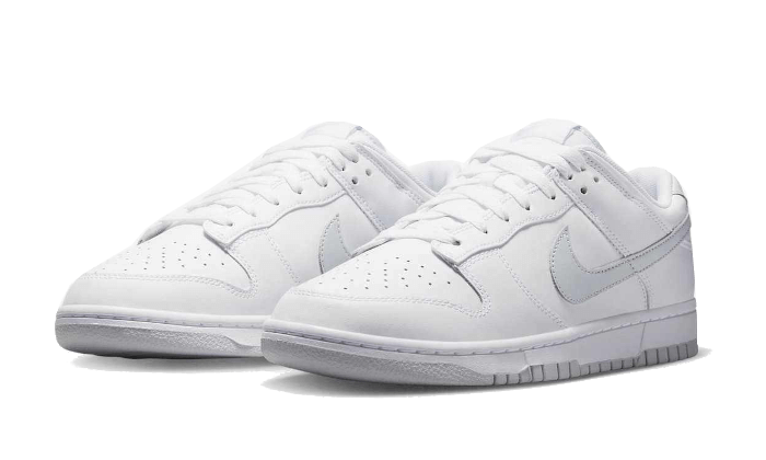 All white dunk best sale