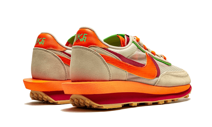 Nike LD Waffle Sacai Clot Net Orange Blaze - Sneaker Request - Sneakers - Nike