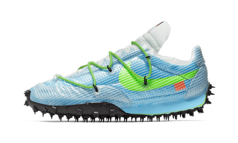 Nike Waffle Racer Off-White Vivid Sky - Sneaker Request - Sneakers - Nike