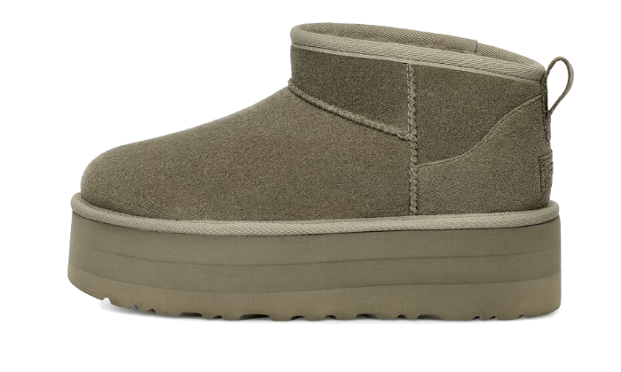 UGG Classic Ultra Mini Platform Moss Green - Sneaker Request - Chaussures - UGG