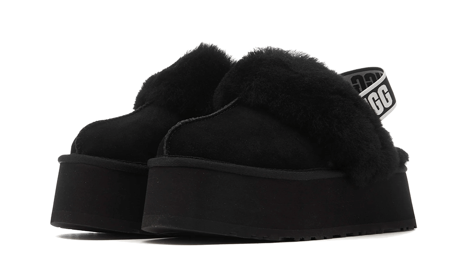 UGG Funkette Slipper Black - Sneaker Request - Chaussures - UGG