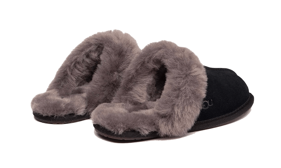 UGG Scuffette II Slipper Black Grey - Sneaker Request - Chaussures - UGG