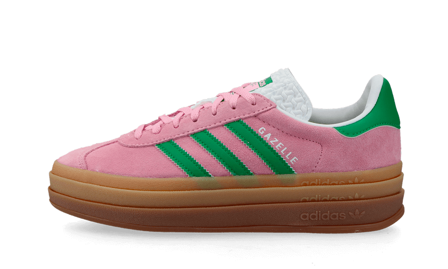 Adidas Gazelle Bold True Pink Green Cloud White - Sneakerverzoek - Sneakers - Adidas