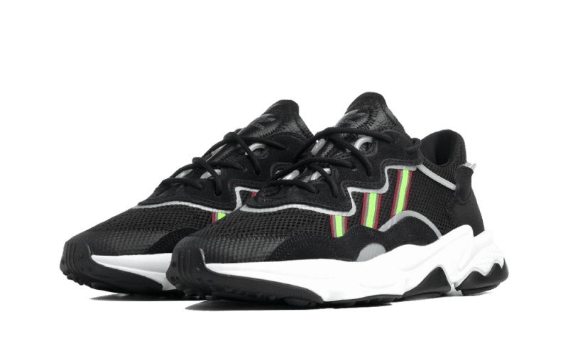 Adidas Ozweego Core Black Solar Green - Sneakerverzoek - Sneakers - Adidas