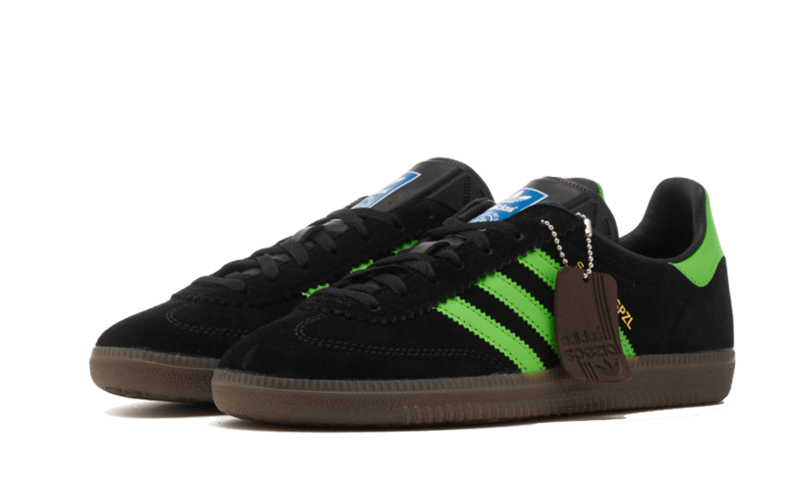 Adidas Samba Deco SPZL Core Black Lucid Lime - Sneakerverzoek - Sneakers - Adidas