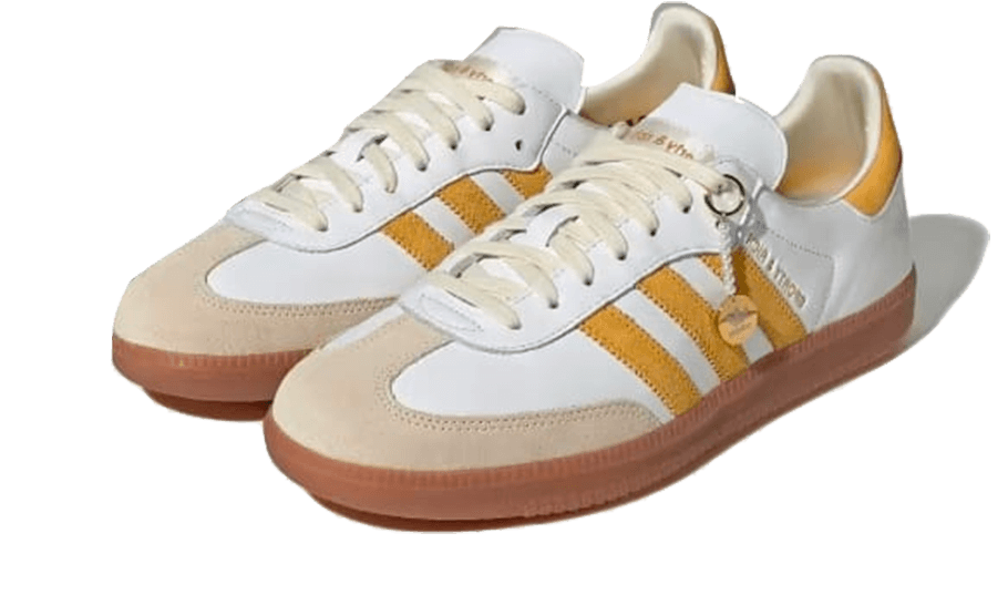 Adidas Samba OG Sporty & Rich White Bold Gold - Sneaker Aanvraag - Sneakers - Adidas