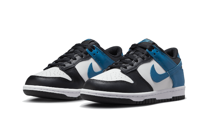 Nike Dunk Low Wit Blauw Zwart - Sneaker Aanvraag - Sneakers - Nike